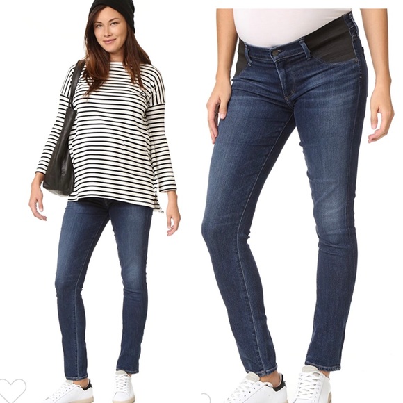 C of H Side Elastic Panel Skinny Maternity Jean 24 - Picture 1 of 14